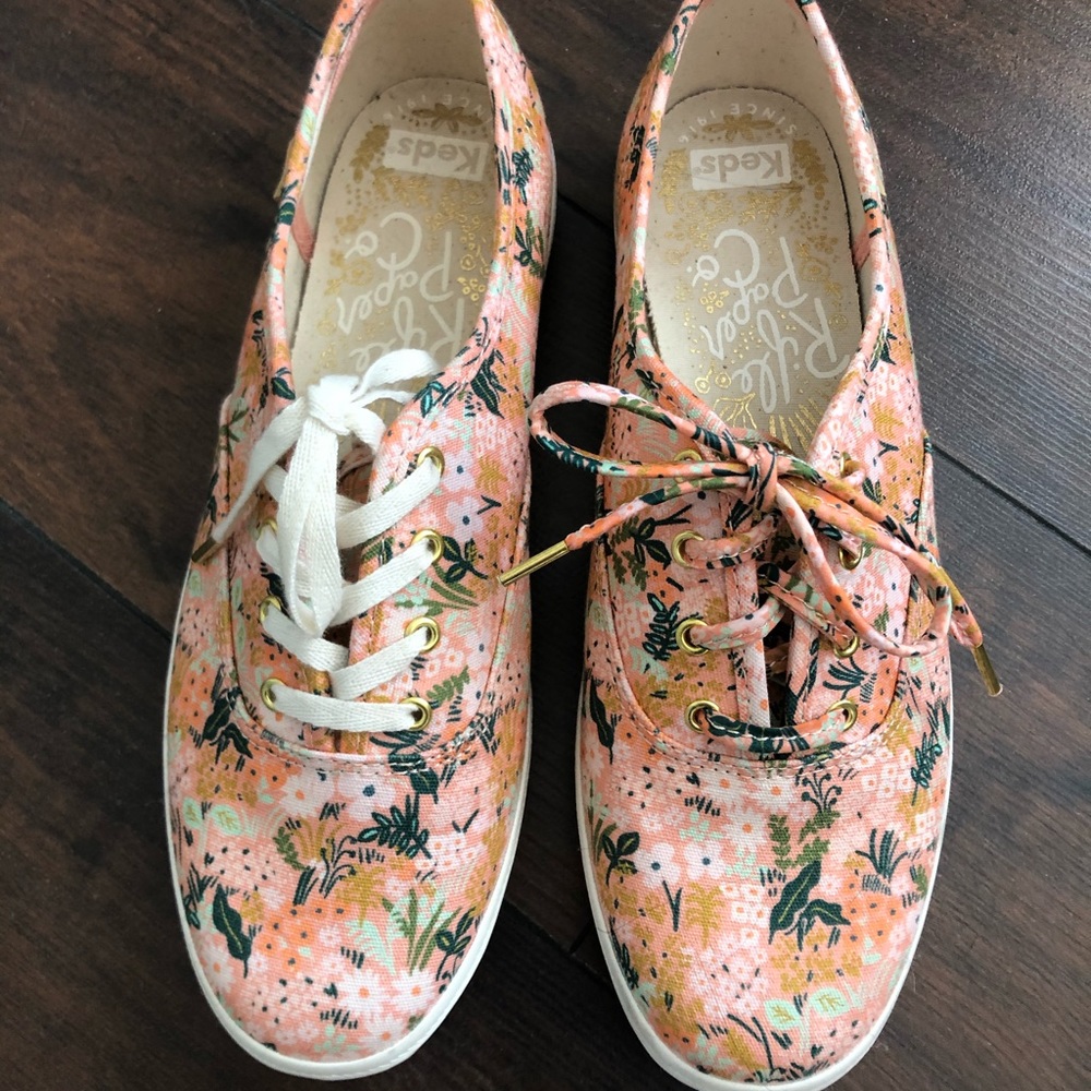 NWOT Keds x Rifle Paper Co. champion meadow